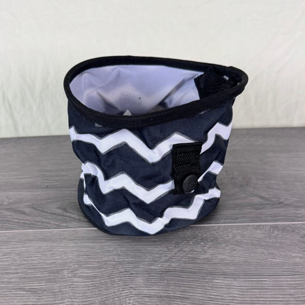 Thirty-One Gifts NEW NIP Oh Snap Bin Black White Chevron
